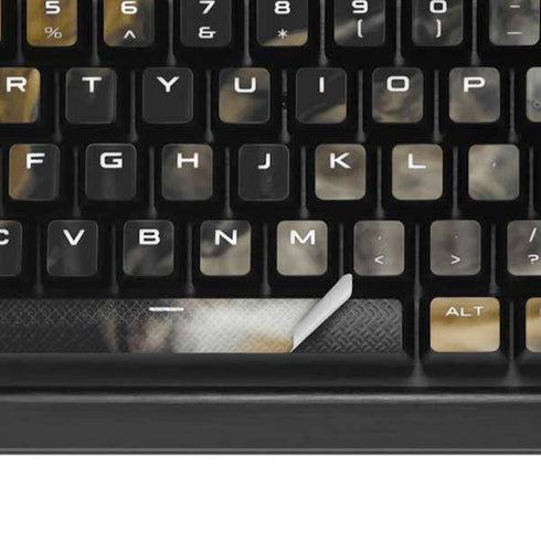 Gold Blush Marble Ink K95 RGB PLATINUM Mechanical Gaming Keyboard Skin