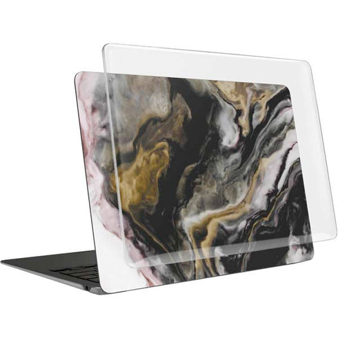 Gold Blush Marble Ink MacBook Air 13in M1 (2021) Case plus Skin