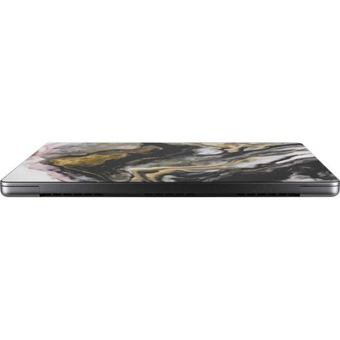 Gold Blush Marble Ink MacBook Pro 14in (2021-24) Skin