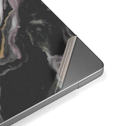 Gold Blush Marble Ink MacBook Pro 14in (2021-24) Skin