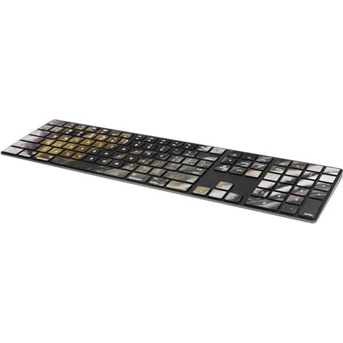 Gold Blush Marble Ink Magic Keyboard with Numeric Keypad Skin