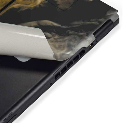 Gold Blush Marble Ink Nintendo Switch Bundle Skin