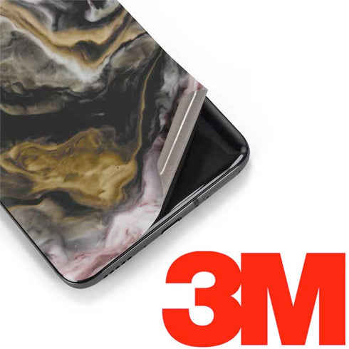 Gold Blush Marble Ink OnePlus 7 Pro Skin