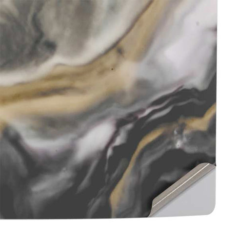 Gold Blush Marble Ink PS5 Slim Digital Edition Console Skin