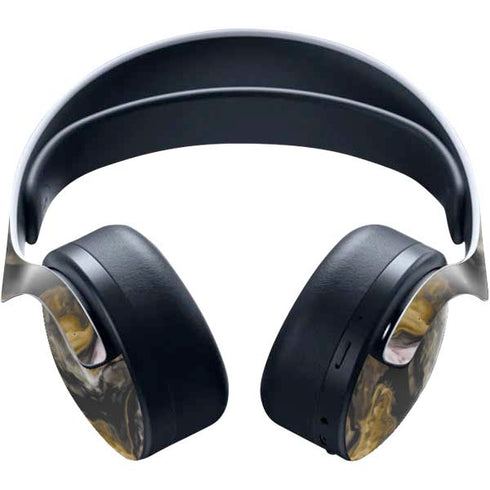 Gold Blush Marble Ink PULSE 3D Wireless Headset for PS5 Skin