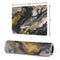 Gold Blush Marble Ink Gaming Mouse Pad