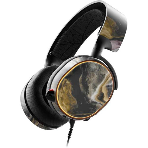 Gold Blush Marble Ink SteelSeries Arctis 5 Skin