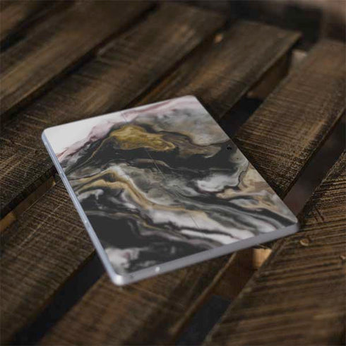 Gold Blush Marble Ink Surface Go Skin