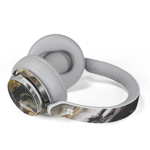 Gold Blush Marble Ink Surface Headphones Skin