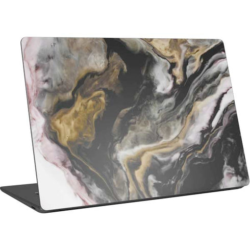 Gold Blush Marble Ink Surface Laptop 4 15in Skin