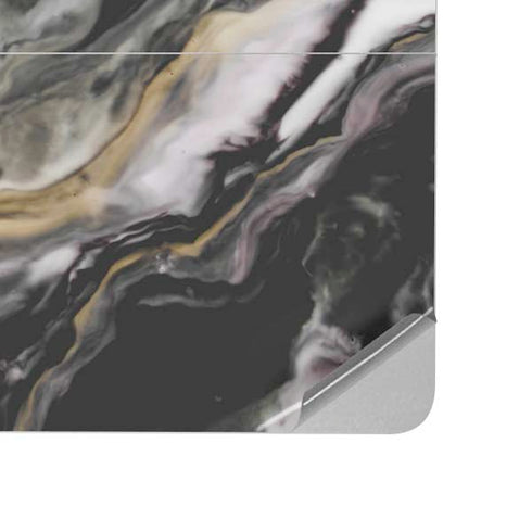 Gold Blush Marble Ink Surface Laptop Studio Skin