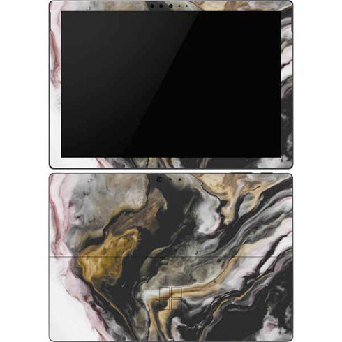 Gold Blush Marble Ink Surface Pro 6 Skin