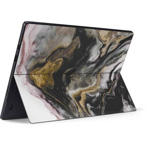 Gold Blush Marble Ink Surface Pro 6 Skin