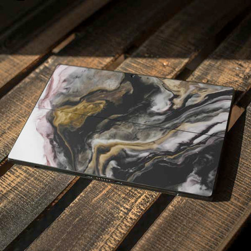 Gold Blush Marble Ink Surface Pro 6 Skin
