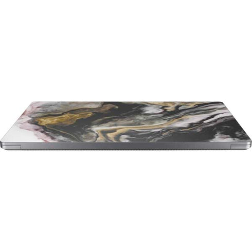 Gold Blush Marble Ink Universal Laptop 13in (10.6 x 7.6in) Skin