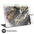 Gold Blush Marble Ink Universal Laptop 15in (12.2 x 8.8in) Skin