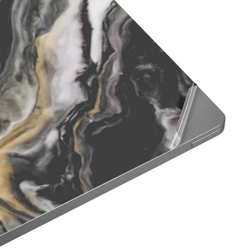 Gold Blush Marble Ink Universal Laptop 15in (12.2 x 8.8in) Skin