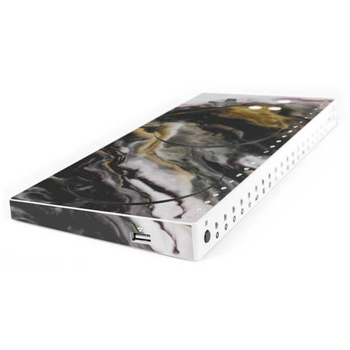 Gold Blush Marble Ink Xbox Adaptive Controller Skin