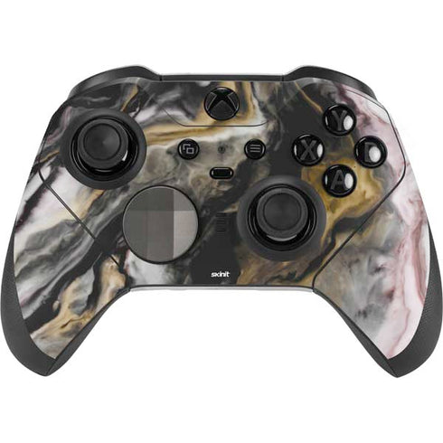 Gold Blush Marble Ink Xbox Elite Wireless Controller Series 2 Skin