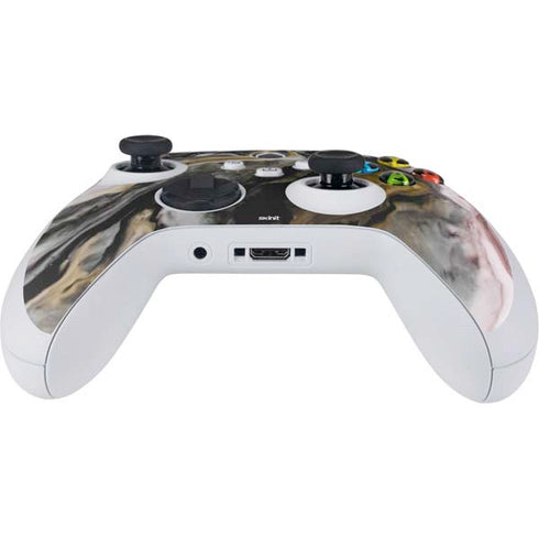 Gold Blush Marble Ink Xbox Series S Controller Skin