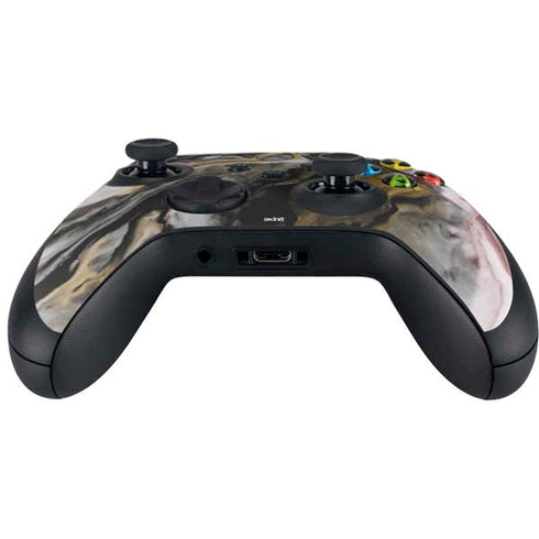 Gold Blush Marble Ink Xbox Series X Controller Skin