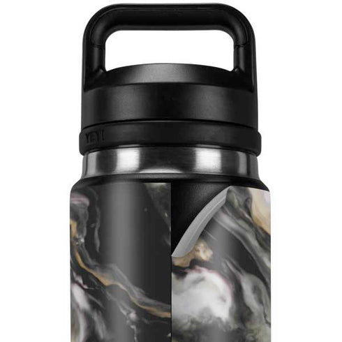 Gold Blush Marble Ink YETI Rambler 26oz Bottle Skin