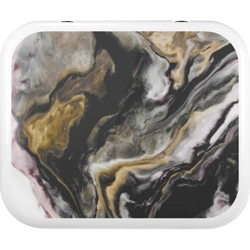 Gold Blush Marble Ink YETI Roadie 24 Hard Cooler Skin