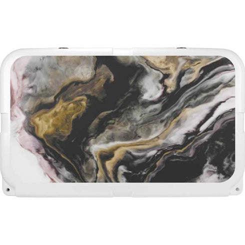 Gold Blush Marble Ink YETI Tundra 45 Hard Cooler Skin