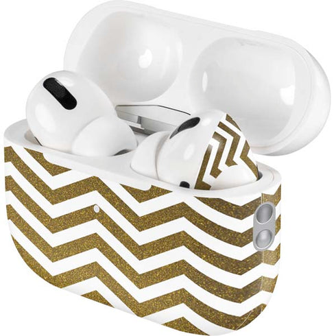 Gold Chevron AirPods Pro 2nd Gen Skin