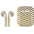 Gold Chevron Apple AirPods 2 Skin