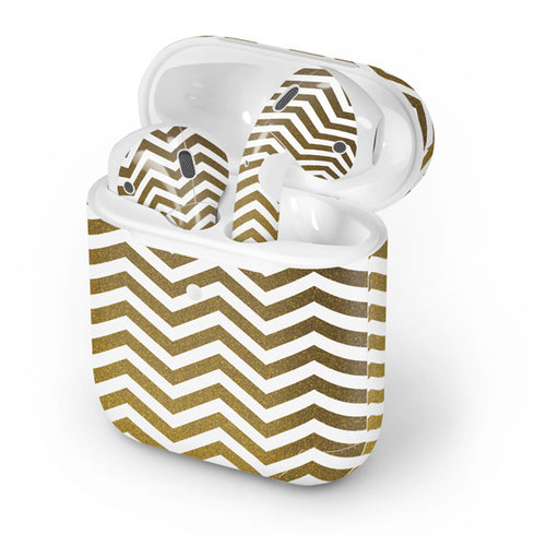 Gold Chevron Apple AirPods 2 Skin