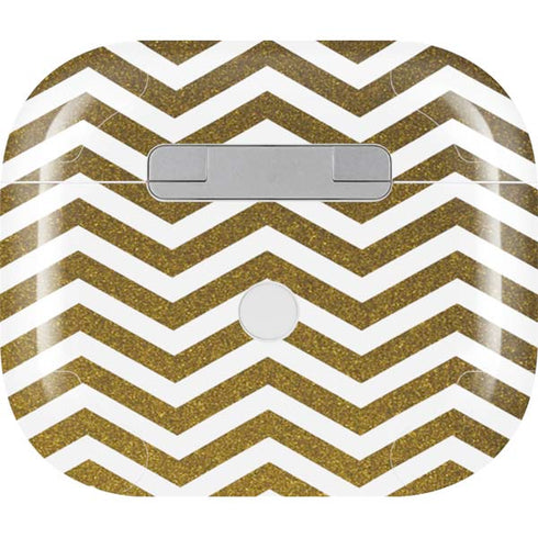 Gold Chevron Apple AirPods (3rd Gen 2021) Skin
