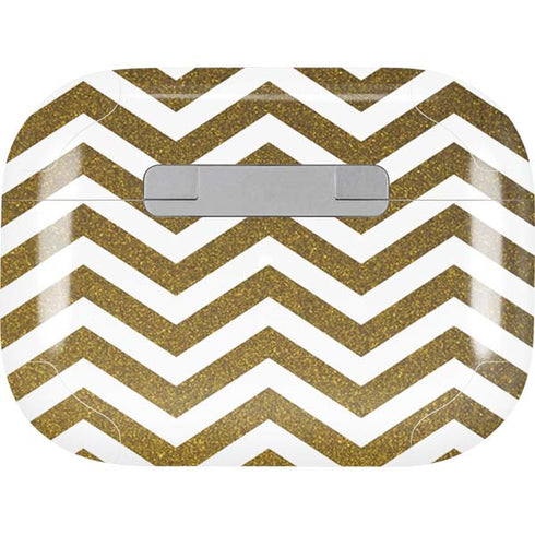Gold Chevron Apple AirPods Pro Skin