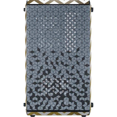Gold Chevron Cooler Master MasterBox Q300L Mini Tower Skin