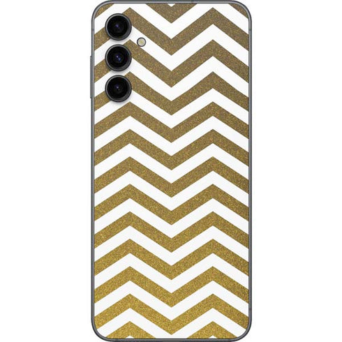 Gold Chevron Galaxy A14 5G Skin