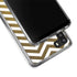 Gold Chevron Galaxy A21 Clear Case