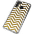 Gold Chevron Galaxy A21 Clear Case