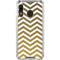 Gold Chevron Galaxy A30 Clear Case