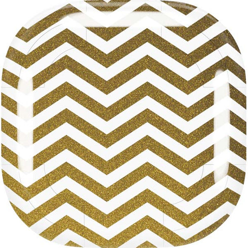 Gold Chevron Galaxy Buds Live Skin