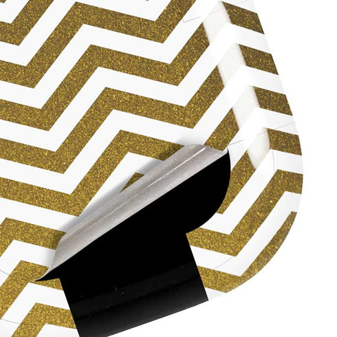 Gold Chevron Galaxy Buds Live Skin