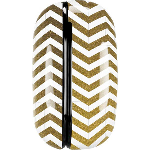 Gold Chevron Galaxy Buds Pro Skin