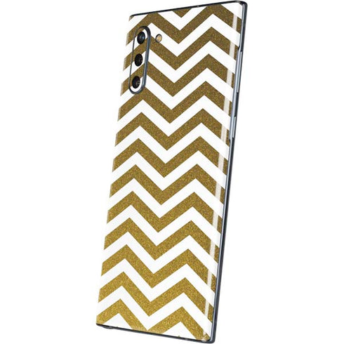 Gold Chevron Galaxy Note 10 Skin