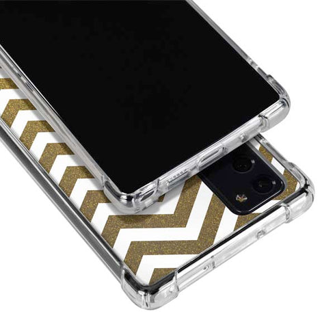 Gold Chevron Galaxy Note20 5G Clear Case