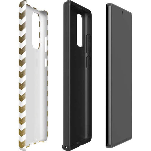 Gold Chevron Galaxy Note20 5G Pro Case