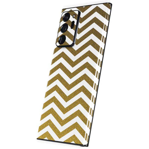 Gold Chevron Galaxy Note20 Ultra 5G Skin