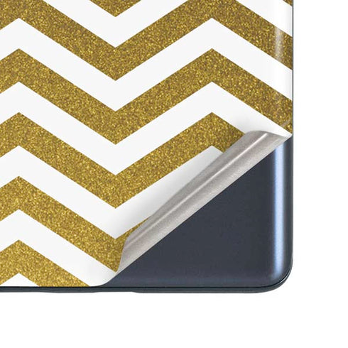 Gold Chevron Galaxy S20 Fan Edition Skin