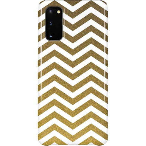 Gold Chevron Galaxy S20 Lite Case