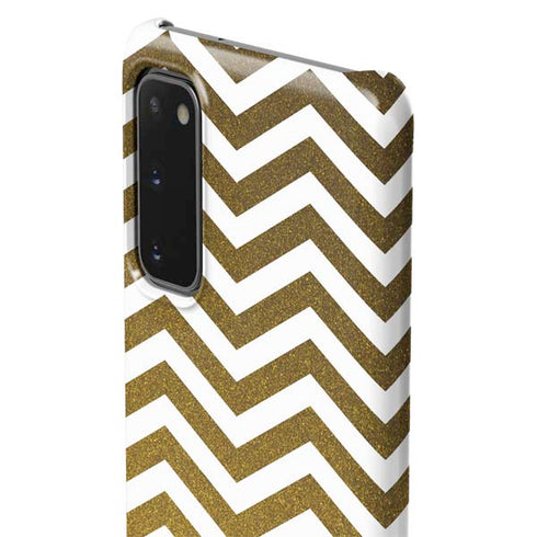 Gold Chevron Galaxy S20 Lite Case