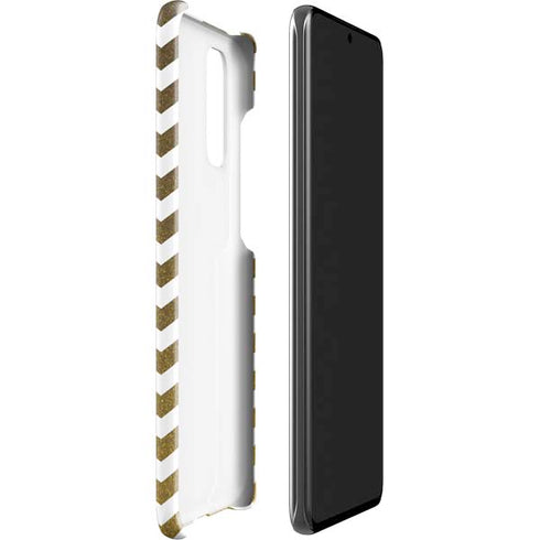 Gold Chevron Galaxy S20 Lite Case