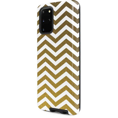 Gold Chevron Galaxy S20 Plus Pro Case